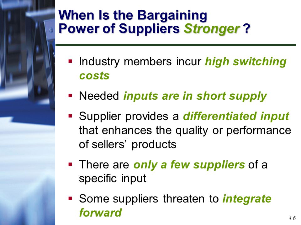 Bmw bargaining power of suppliers